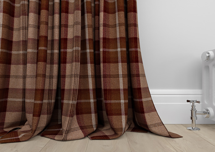 Highland, Mulberry - Made to Measure Curtains - Image 6